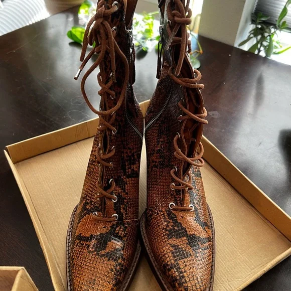 Free People Canyon Lace-Up Boots - Picture 4 of 8